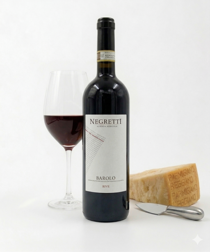 Barolo en parmazaan wijn en kaas combinatie